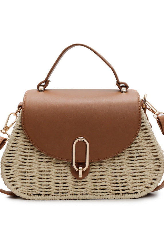 Torba damska na ramię – stylowy pleciony design na lato