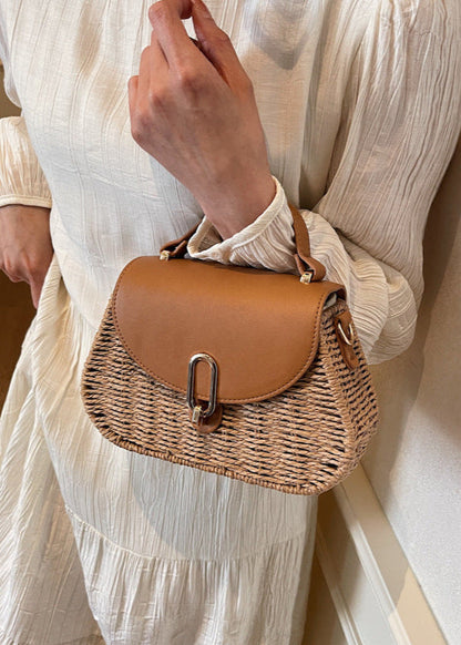 Torba damska na ramię – stylowy pleciony design na lato